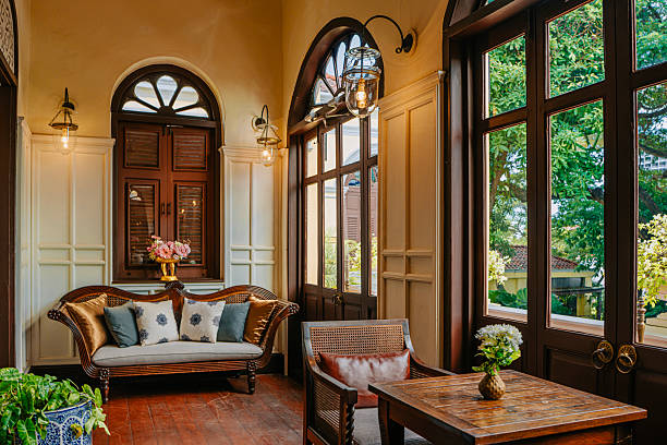 Warm-toned interior wall paint with rich, earthy hues by a house painter in Gold Hill, OR